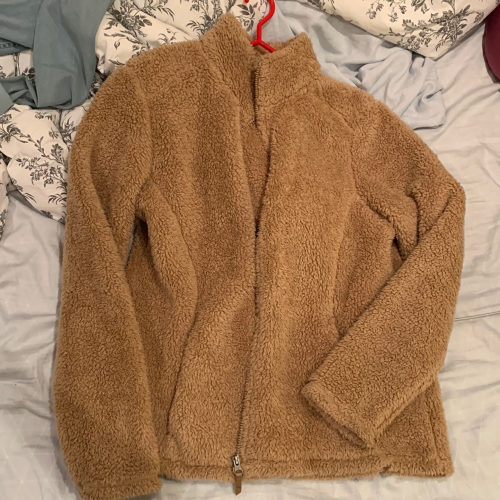 Brown Fluffy Jacket